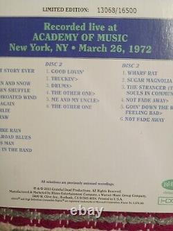Les choix de Dave Grateful Dead, Volume 14, Édition Limitée, Academy of Music NYC 26/03/72