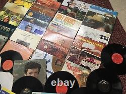 Lot 40 Pays Vinyl Lp Hank Sr/davis/owens/elvis/pride/atkins/willie/hamgard