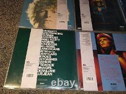 Lot de 7 LP de David Bowie scellés RYKO Vinyl Records Collectionneurs Ziggy Stardust & Plus.