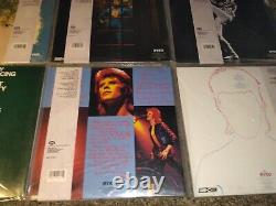 Lot de 7 LP de David Bowie scellés RYKO Vinyl Records Collectionneurs Ziggy Stardust & Plus.