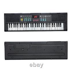 MQ6186 Clavier Piano Portable 61 Touches Piano Numérique Électronique de Musique