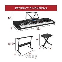 Meilleur Choix Produits Ensemble Complet de Piano Électronique 61 Touches pour Débutants