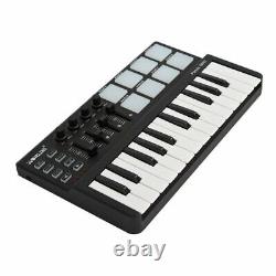 Mini Clavier Piano Musical Et Drum Pad 25 Touches Portable Music Instruments Tool