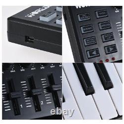 Mini Piano Avec Drum Pad Usb 25 Keyboard Portable Instrument De Musique En Plastique