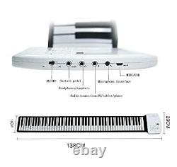 Multi-function 88 Key Roll Up Piano Keyboard, Pure Source Sonore Pour Piano, Construit