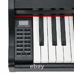 Musique Electronic Keyboard Electric Digital Piano Black With Speakers 88 Key