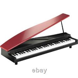 New Korg Micro Piano 61 Clé Compact Piano Numérique Rouge Noir Instruments De Musique