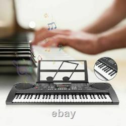 Piano Numérique Electronique Keyboard Clés En Plastique Jouets Éducatifs Stand Pour Les Enfants