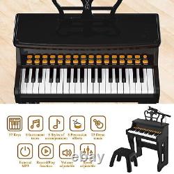 Piano clavier Dollox pour enfants, jouets de piano pour tout-petits 37 touches, instruments de musique pour enfants