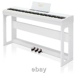 Piano électrique blanc sans tabouret avec clavier lourd GDP-104/A-815