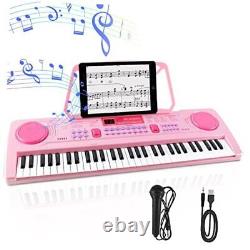 Piano électronique portable à 61 touches pour enfants