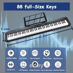 Piano numérique 88 touches de taille complète à clavier semi-lesté