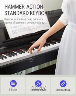Piano numérique DDP-90, clavier de piano pondéré de 88 touches pour