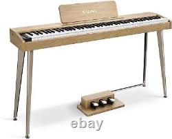 Piano numérique Donner DDP-60 Clavier électronique 88 touches 128 voix 83 rythmes remis à neuf