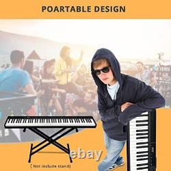 Piano numérique GLARRY 88 touches pour débutant, touches semi-lestées de taille normale, électriques