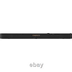 Piano numérique à 88 touches lestées Casio PX-S3100BK Slim, noir avec adaptateur secteur, musique