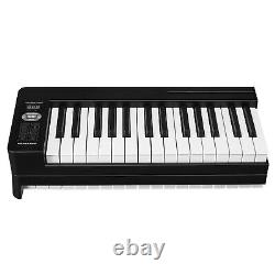 Piano numérique électrique à 61 touches semi-lestées pliable avec haut-parleur USB/MIDI Bluetooth