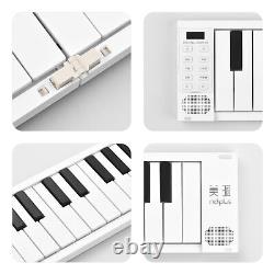 Piano numérique électronique pliable 88 touches - Instrument de musique clavier électronique F3H8