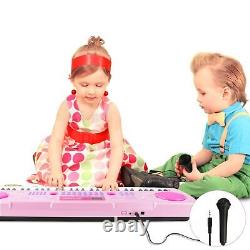 Piano numérique électronique portable pour enfants, clavier de 61 touches
