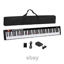 Piano numérique portable à 88 touches, clavier électronique sensible au toucher, NOIR.