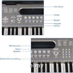 Piano numérique portable avec clavier de 61 touches et piano à clavier électrique