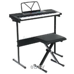 Pro 61-key Digital Music Piano Set-portable Electronic Musical