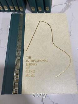 Rare Ensemble complet de 17 volumes La Bibliothèque Internationale de Musique pour Piano 1986 COMPLÈTE