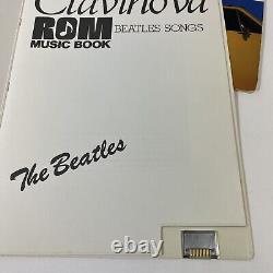 Rare Yamaha Clavinova Rom Livre De Musique Lot 4 Beatles Carnet De Noël Camion