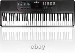 Rockjam 61 Key Compact Clavier Piano Music Stand Batteries & Mains 2 Haut-parleurs