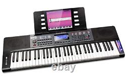 Rockjam 61 Keyboard Piano Avec Pitch Bend, Alimentation, Support De Partitions