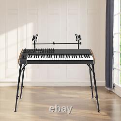 Support de clavier double pour piano 2 étages, support de travail pour DJ, support de table pour clavier