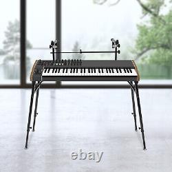 Support de clavier double pour piano 2 étages, support de travail pour DJ, support de table pour clavier
