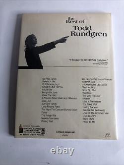 Todd Rundgren Songbook The Best Of Piano Vocal Guitar No Tab Music Book 1979