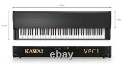 Traduisez ce titre en français : KAWAI VPC1 Contrôleur de piano virtuel MIDI 88 touches avec pédale de sustain du Japon NEUF