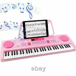 Wostoo Piano De Clavier Électrique Pour Enfant-portable 61 Clé Électronique Musical Karao