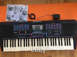 Yamaha Portatone Music Keyboard Synthesizer Musical Digital Piano Stand Prs-220