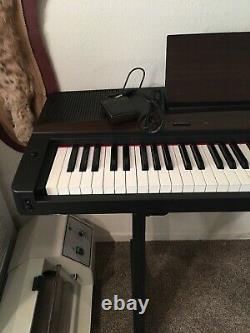 Yamaha Ypp45 Piano 76 Full Size Keys MIDI Keyboard With Music Rest & Pedal & Stand
